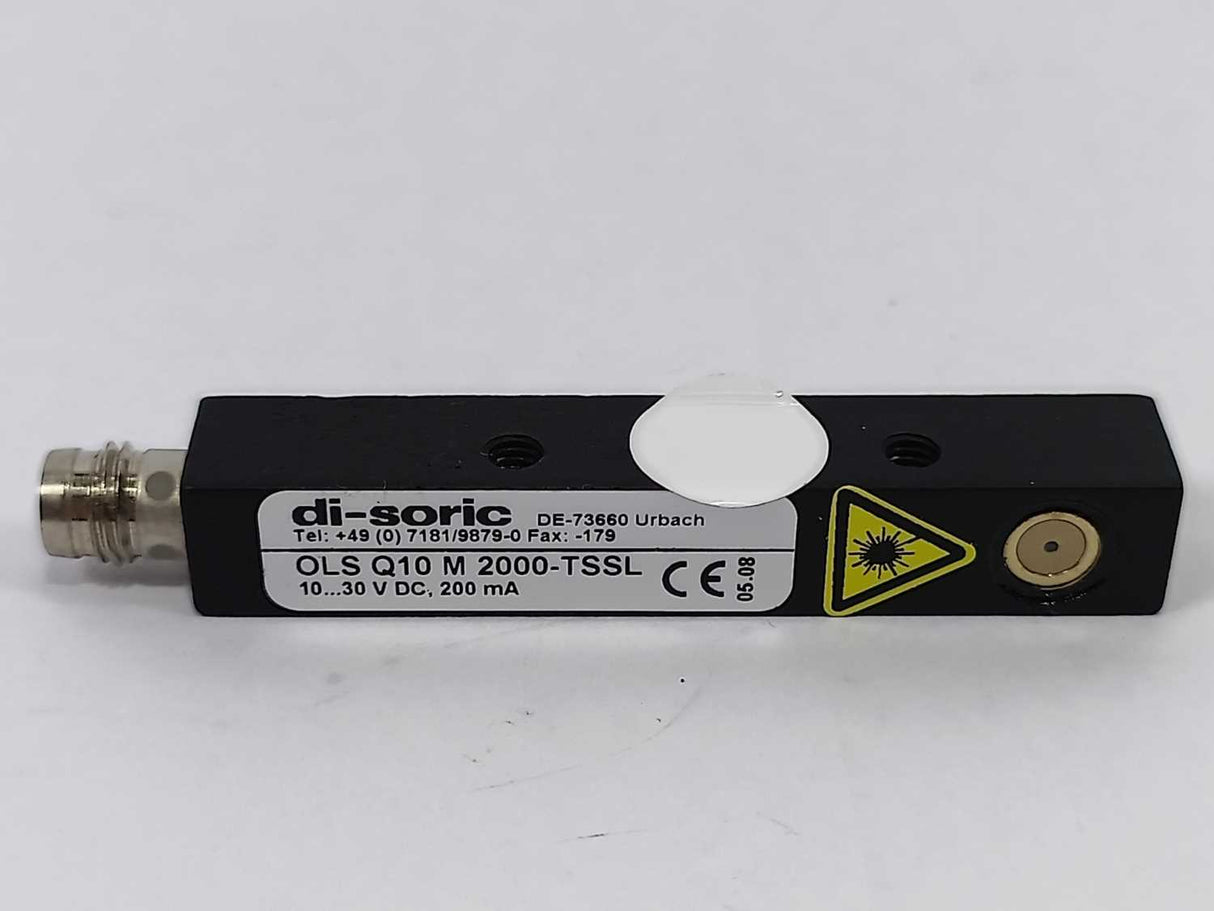 Di-Soric OLS Q10 M 2000-TSSL Laser through-beam sensor O-Q10, 202843