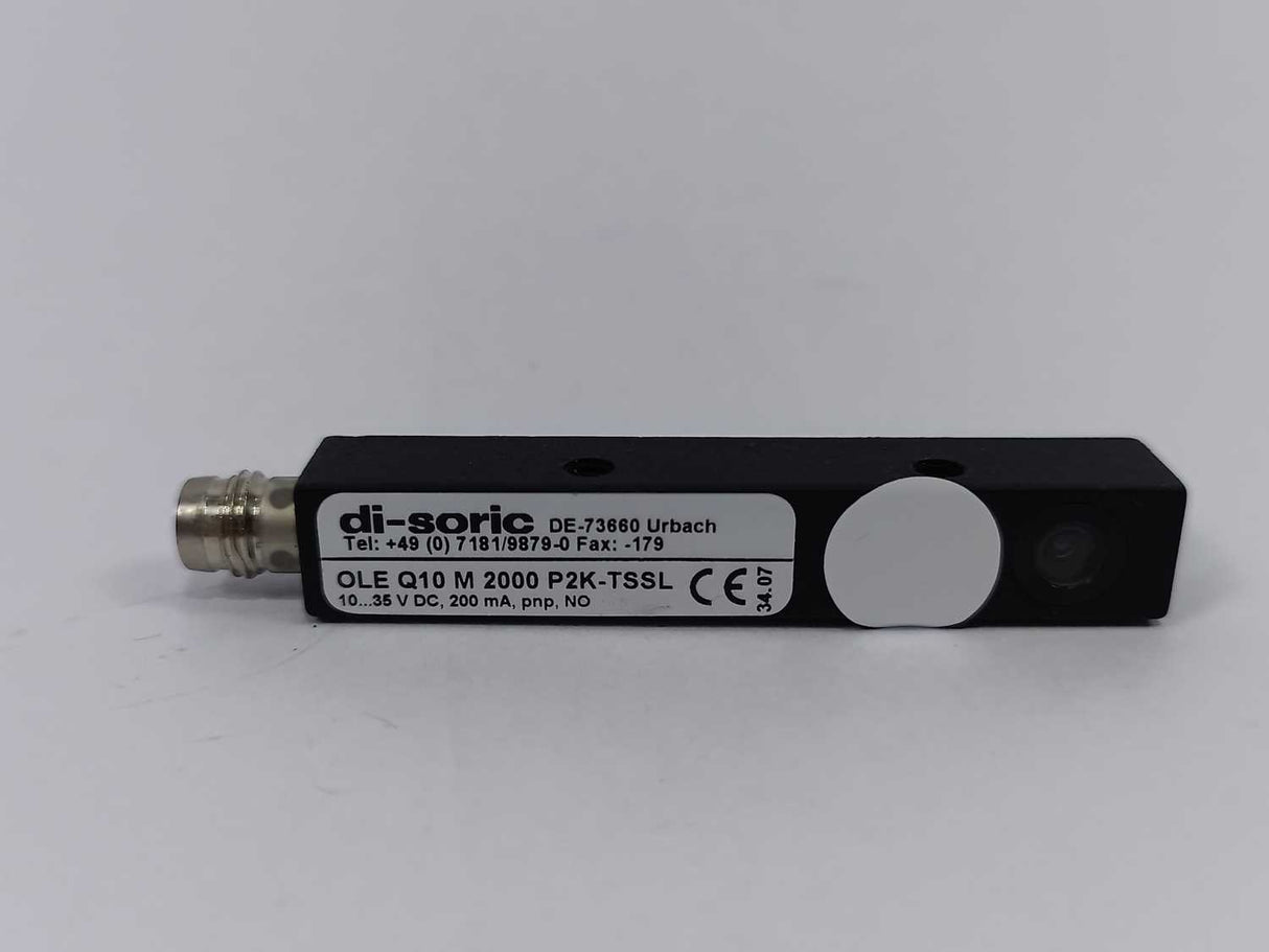 Di-Soric OLS Q10 M 2000-TSSL Laser through-beam sensor O-Q10, 202843