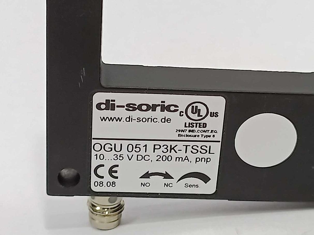 Di-Soric OGU 051 P3K-TSSL Fork light barrier