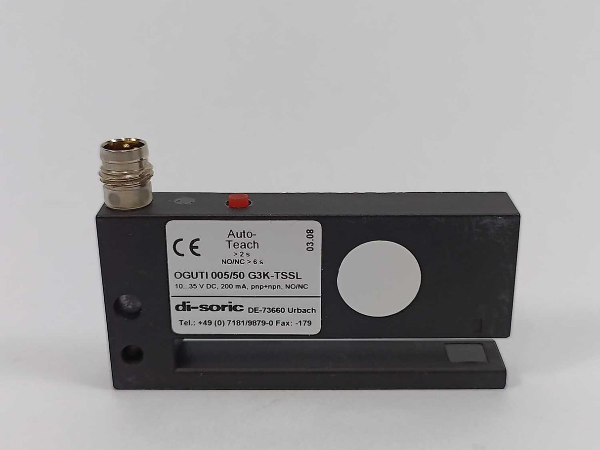 Di-Soric OGUTI 005/50 G3K-TSSL Optical label sensor OGUTI, 203441