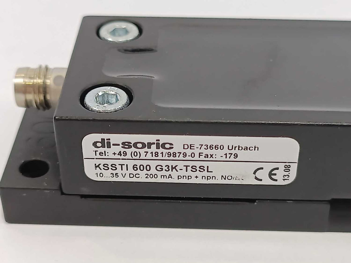 Di-Soric KSSTI 600 G3K-TSSL Capacitive label sensor KSSTI, 202882
