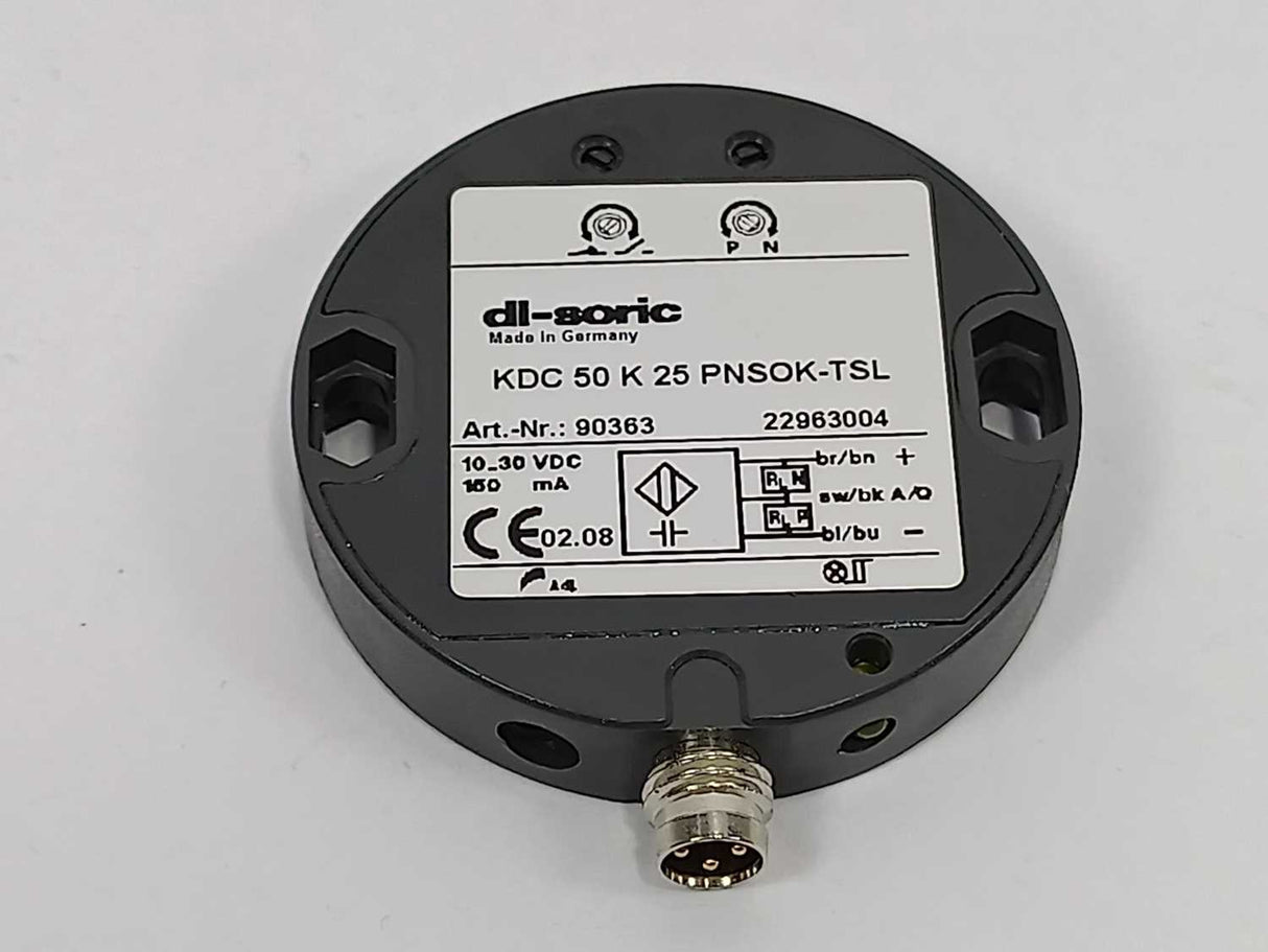 Di-Soric KDC 50 K 25 PNSOK-TSL Capacitive proximity sensor KDC 90363
