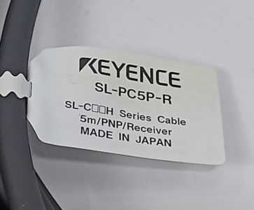 KEYENCE SL-PC5P SL-PC5P-R + SL-PC5P-T Light Curtain Cable Set