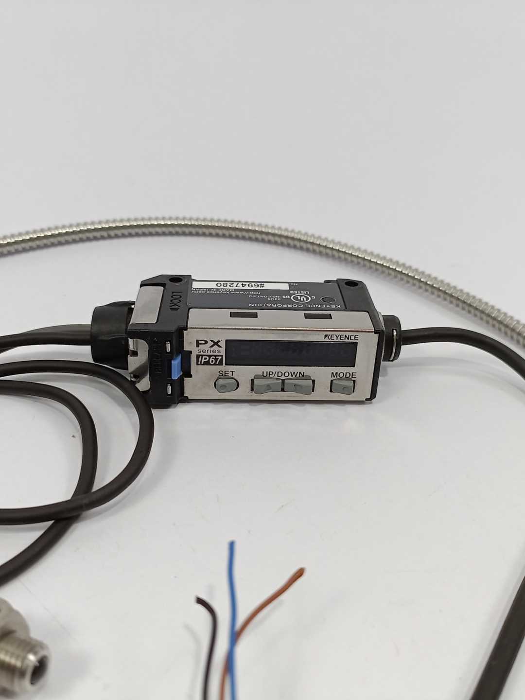 KEYENCE PX-10 Photoelectric Sensor Amplifier w/ Cables