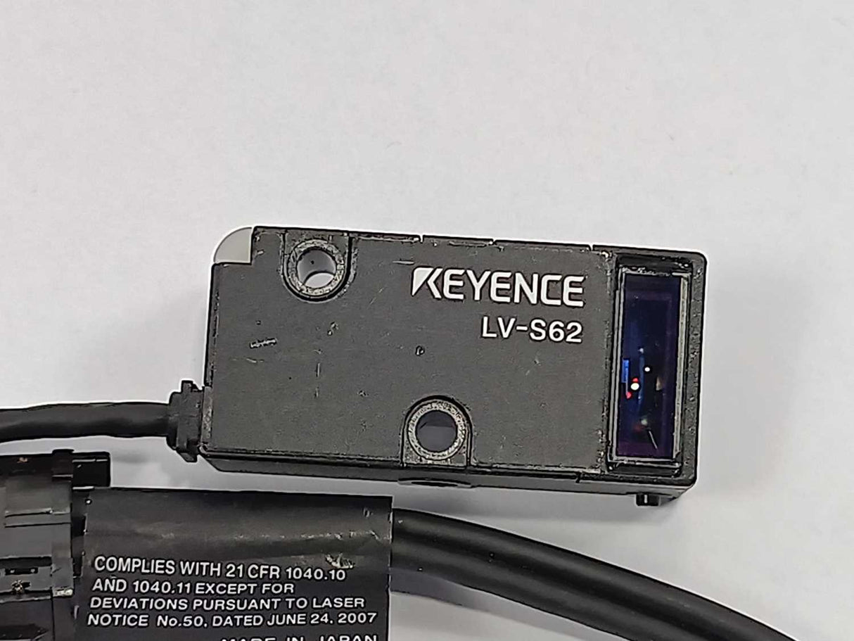 KEYENCE  LV-S62 Retro-Reflective Sensor Head