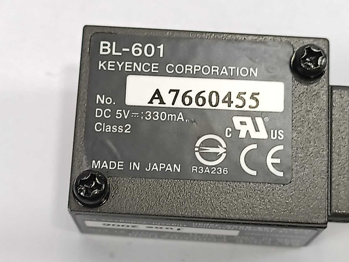 KEYENCE BL-601 Laser Barcode Reader