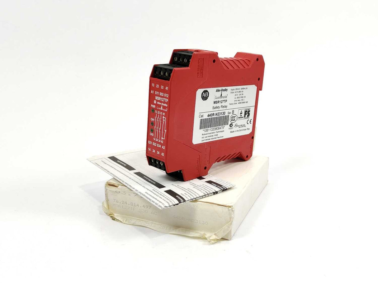 AB 440R-N23130 SER. B, Guardmaster Safety Relay MSR127TP