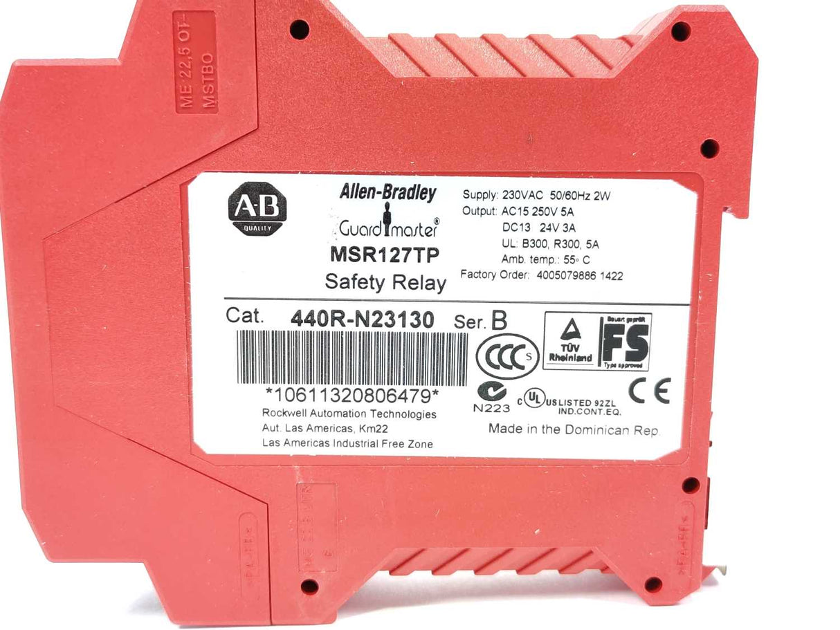 AB 440R-N23130 SER. B, Guardmaster Safety Relay MSR127TP