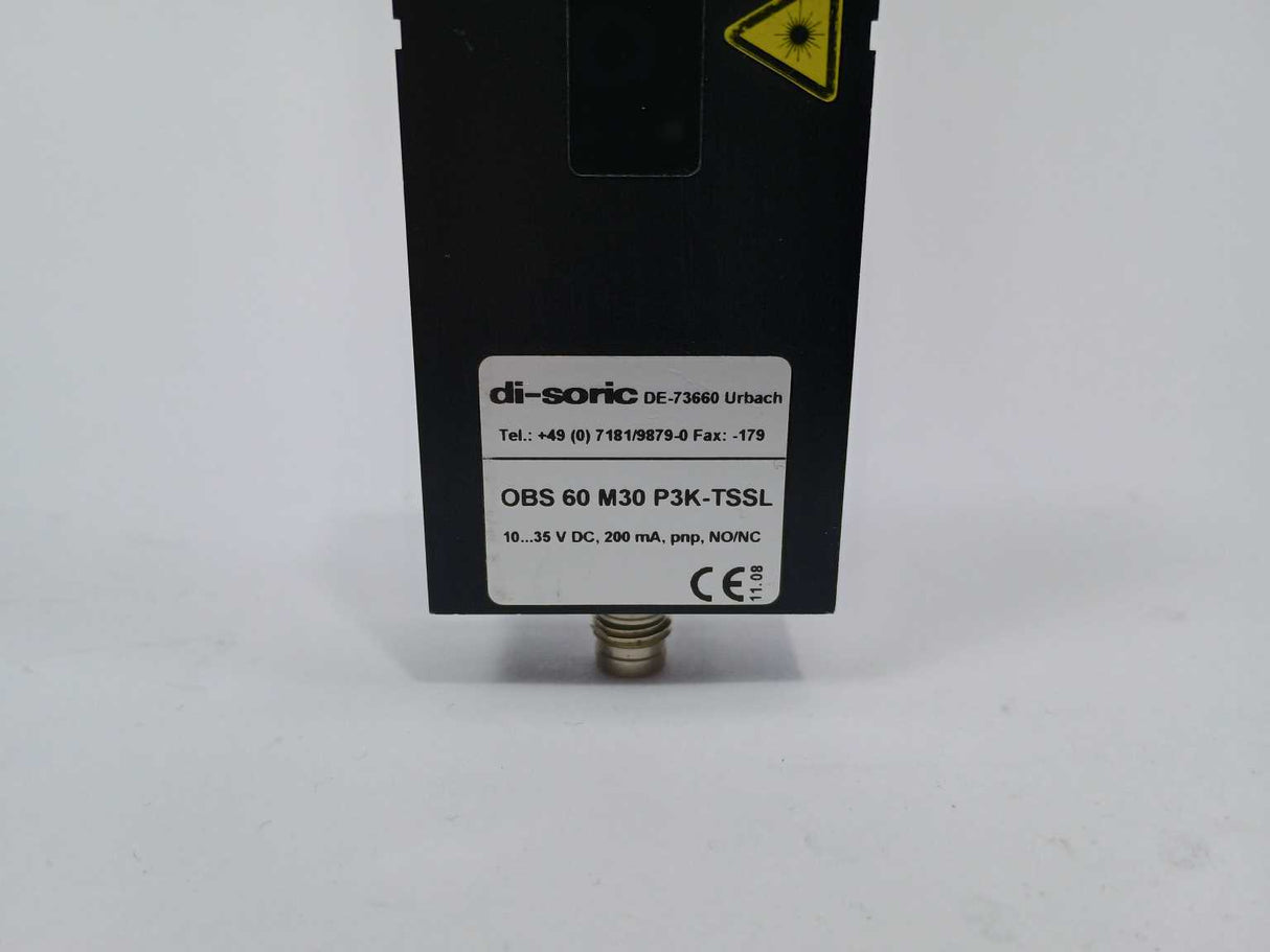 Di-Soric OBS 60 M30 P3K-TSSL Optical Motion Sensor