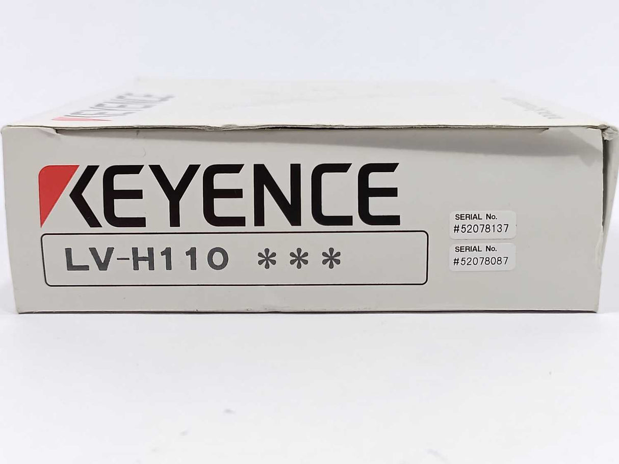KEYENCE  LV-H110 Laser Sensor. Transmitter and Receiver