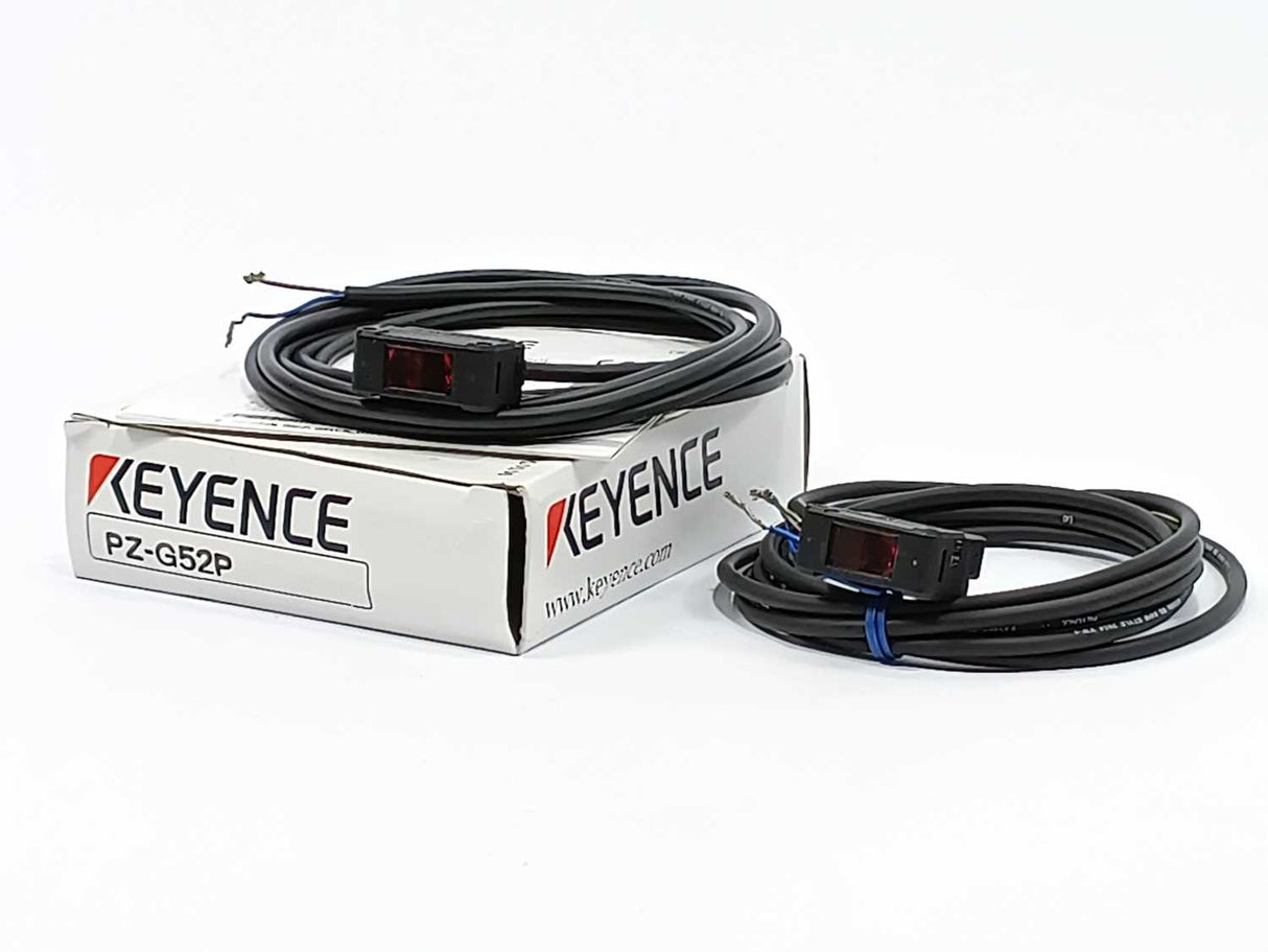 KEYENCE  PZ-G52P Photoelectric Sensor. Transmitter and Receiver