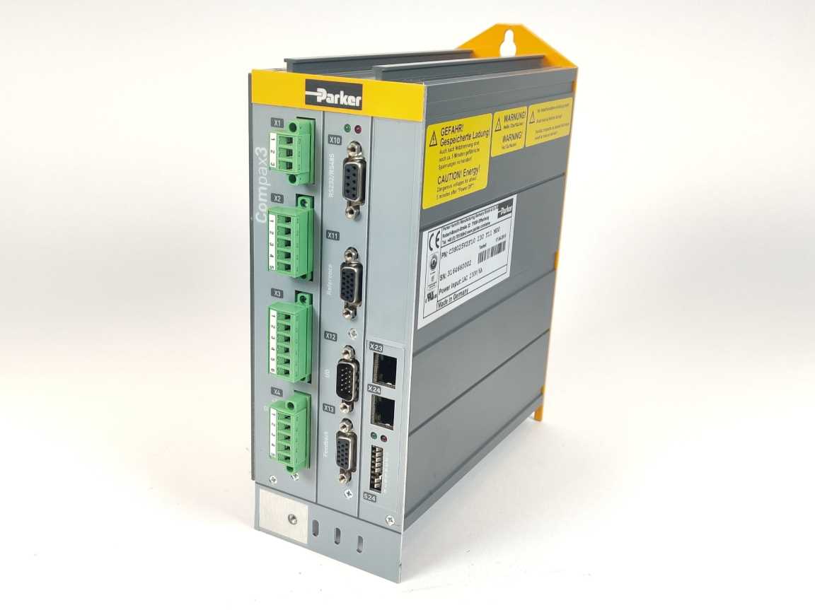 Parker C3S025V2F10 I30 T11 M00 Power input: 1AC230V / 6A