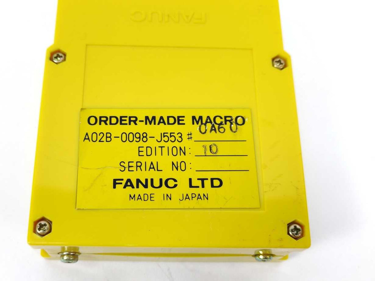 Fanuc A02B-0098-J553 Edition: 10, P99K