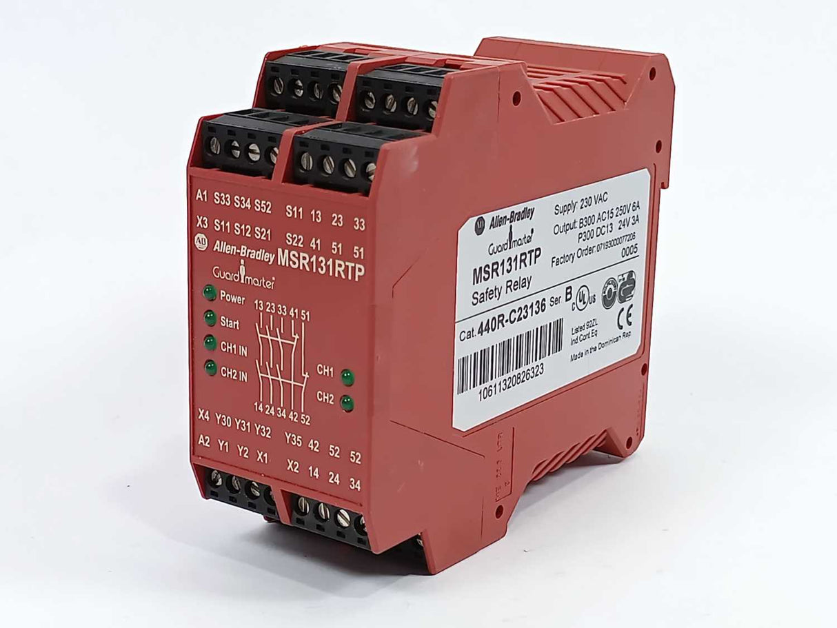 AB 440R-C23136 SER. B, Guardmaster Safety Relay MSR131RTP