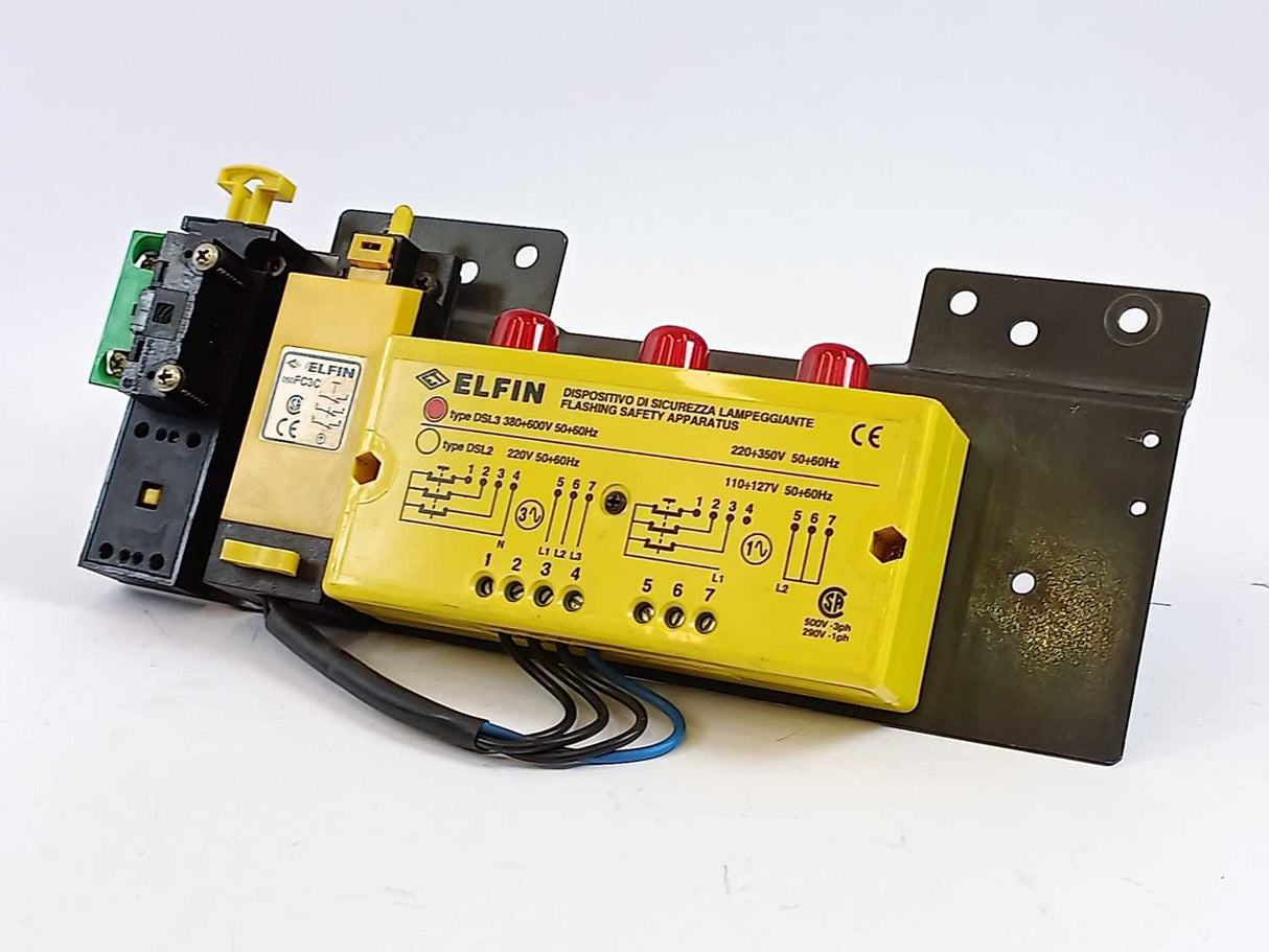 new ELFIN 050ASL500FI10 Three-phase flashing safety device 220-690V