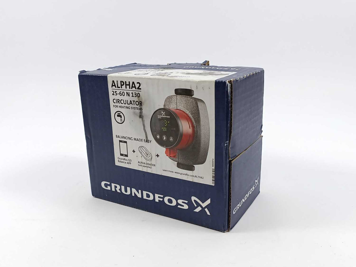 Grundfos Alpha1 25-60 130 cirkulationspump, 130 mm, värme | 99199575