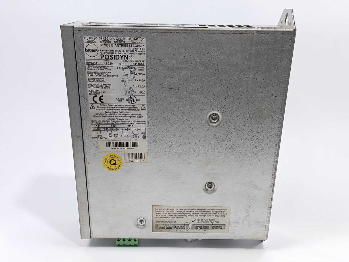 STOBER SDS4041 Servo Converter 42229