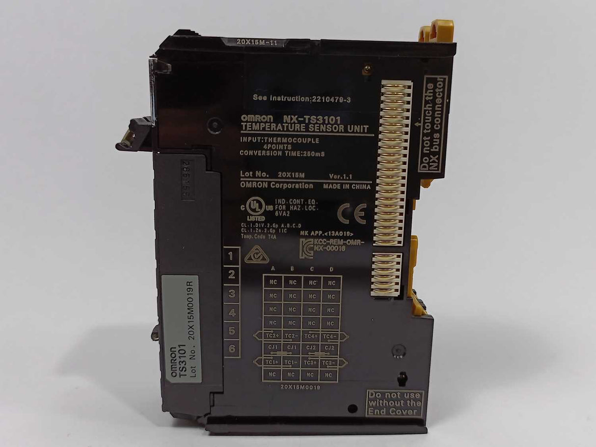 OMRON NX-TS3101 Temperature Sensor Unit