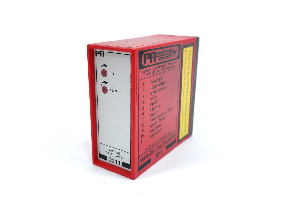 PR Electronics 2211EE1B2 / 2211 EE1B2 ANALOG CALCULATOR