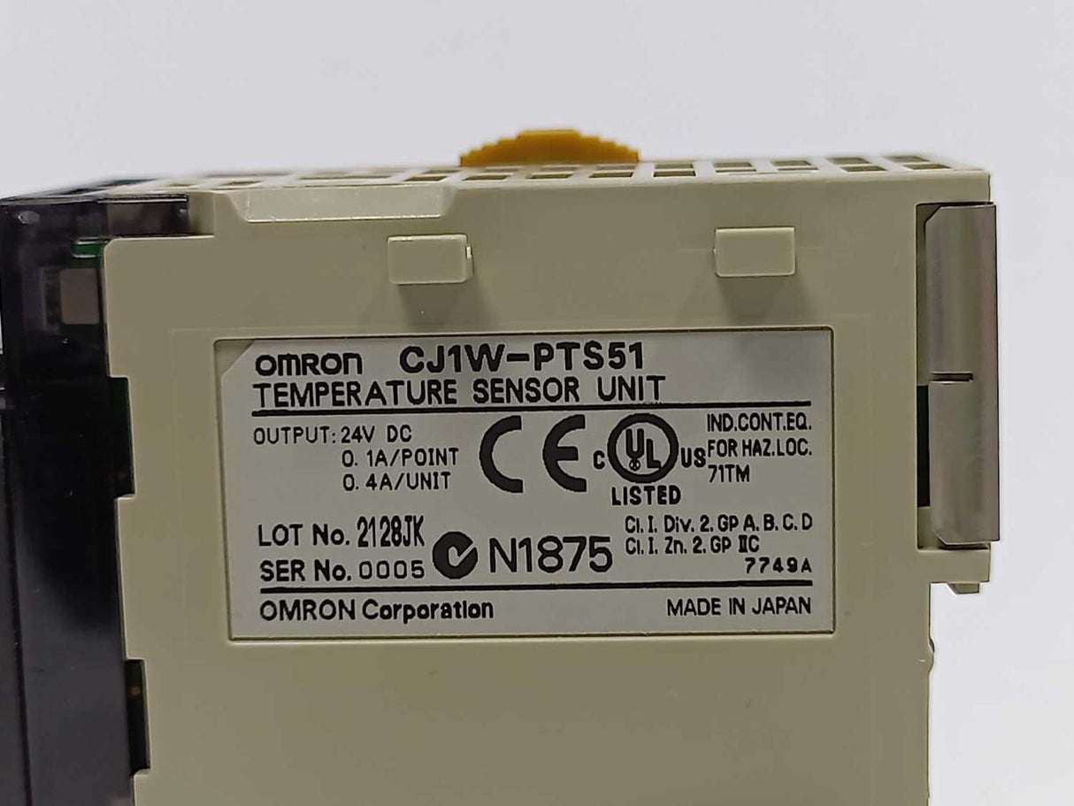 OMRON CJ1W-PTS51 Temperature Sensor Unit
