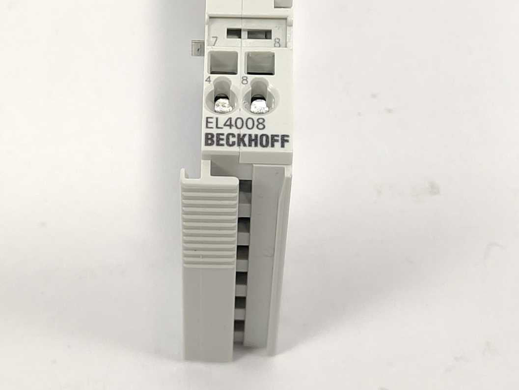 Beckhoff EL4008 EtherCAT Terminal. 8-Channel Analog Output
