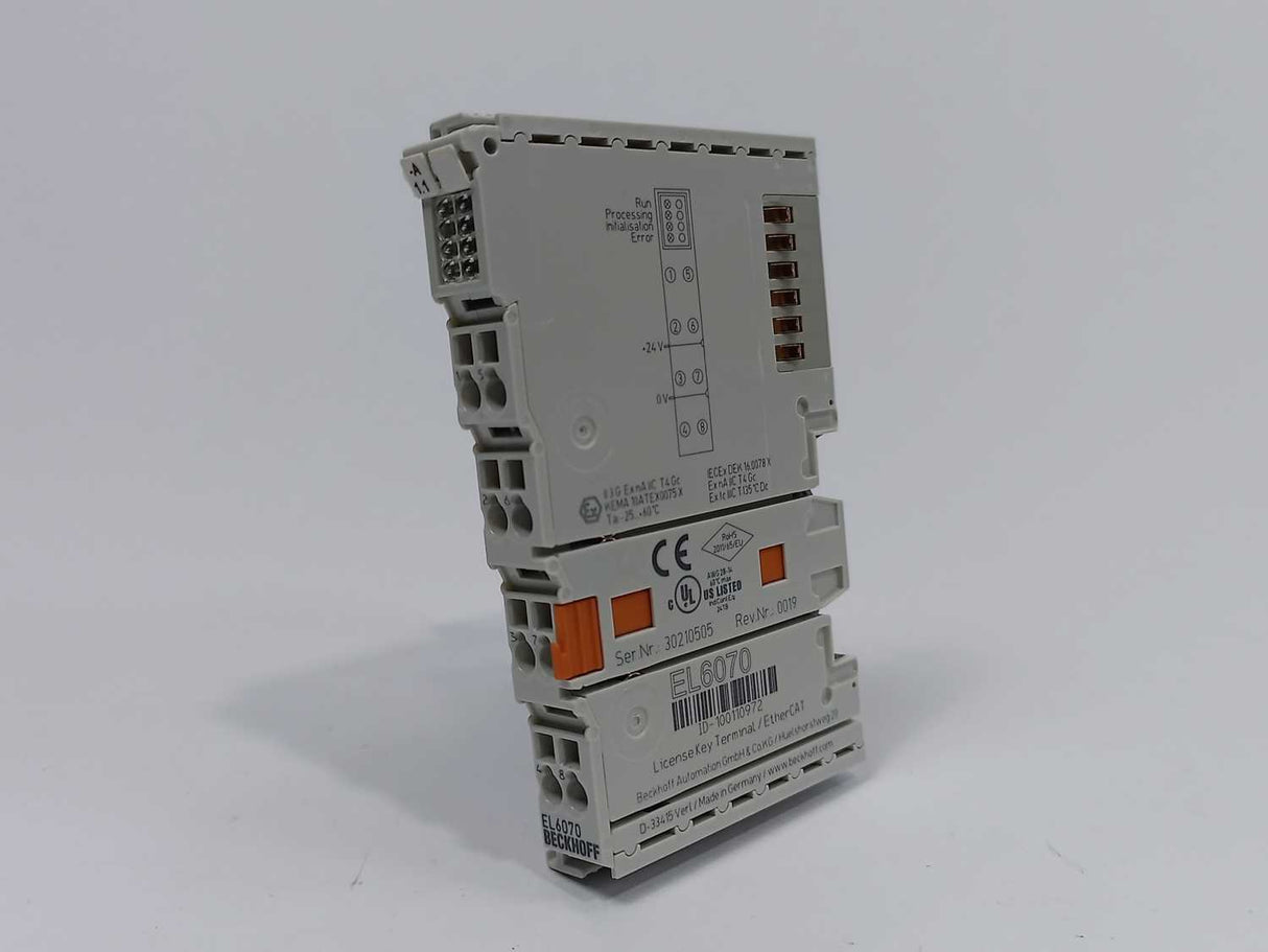 Beckhoff EL6070 Licence Key Terminal