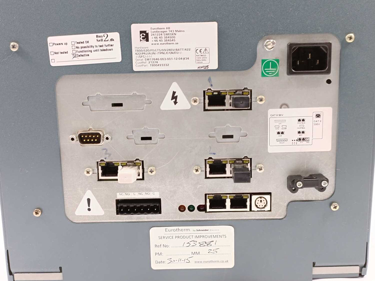 Eurotherm T800/520/FD/LTS/D9/240V/BATT/422/422/ Visual Supervisor, T800