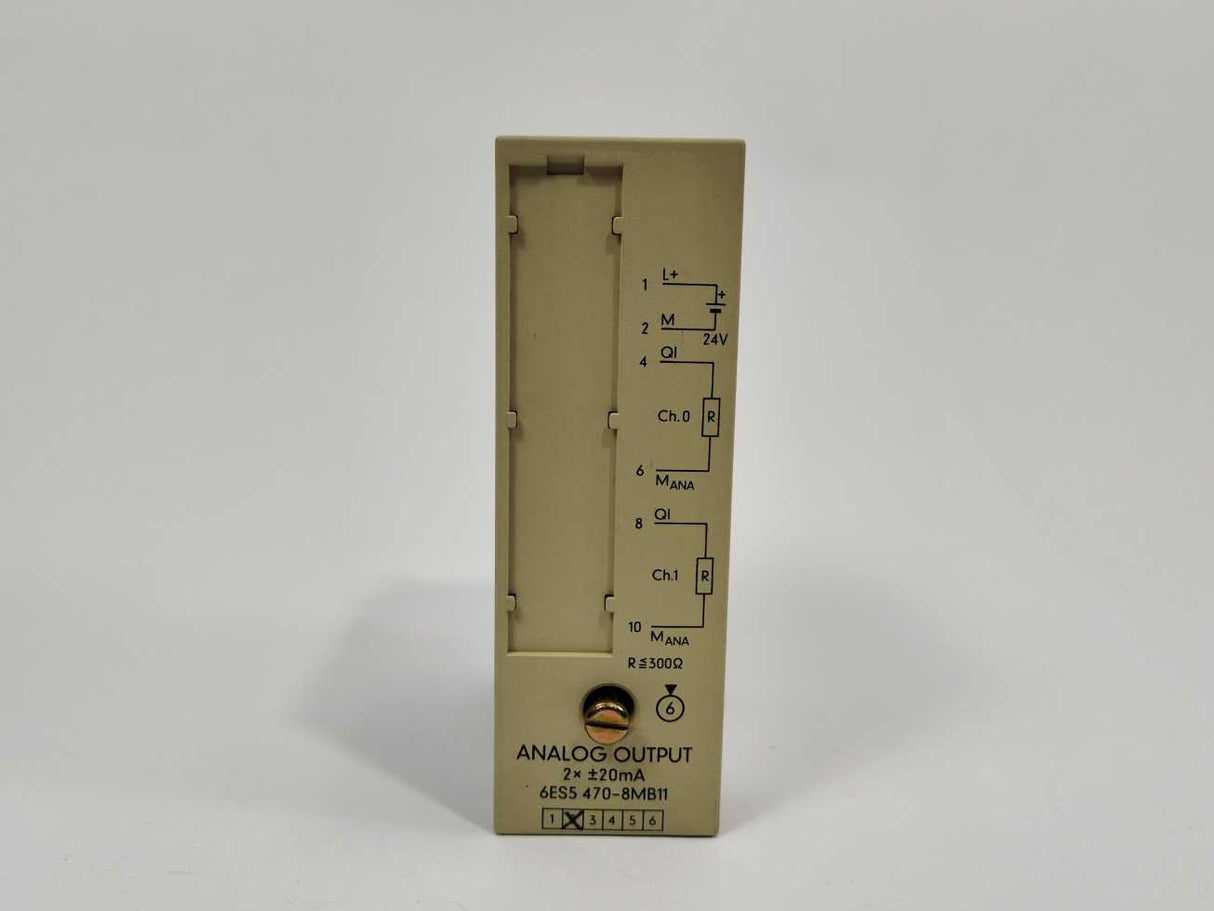 Siemens 6ES5470-8MB11 SIMATIC S5 470 ANALOG OUTPUT MODULE