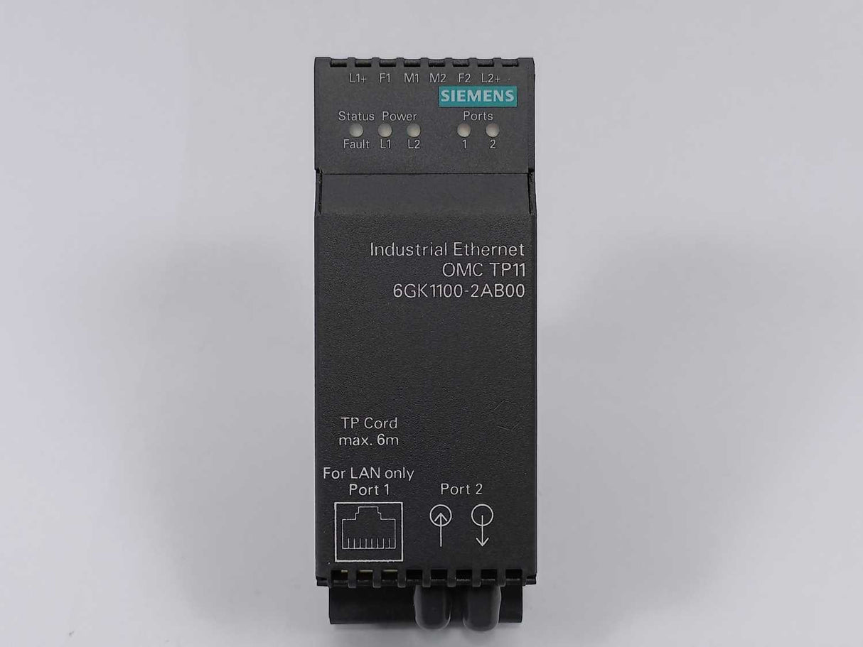 Siemens 6GK1100-2AB00 SIMATIC NET OMC TP11 Optical Media Converter