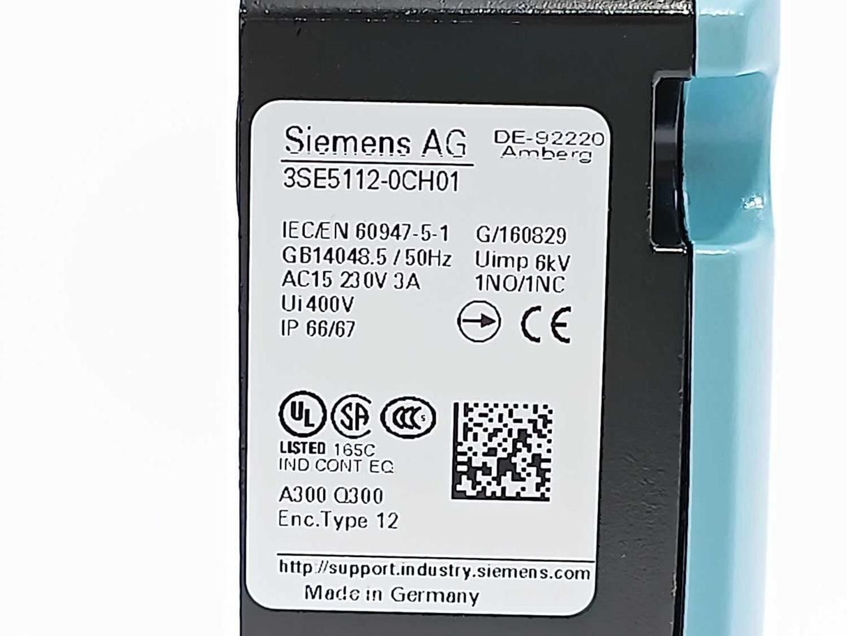 Siemens 3SE5112-0CH01 Position switch