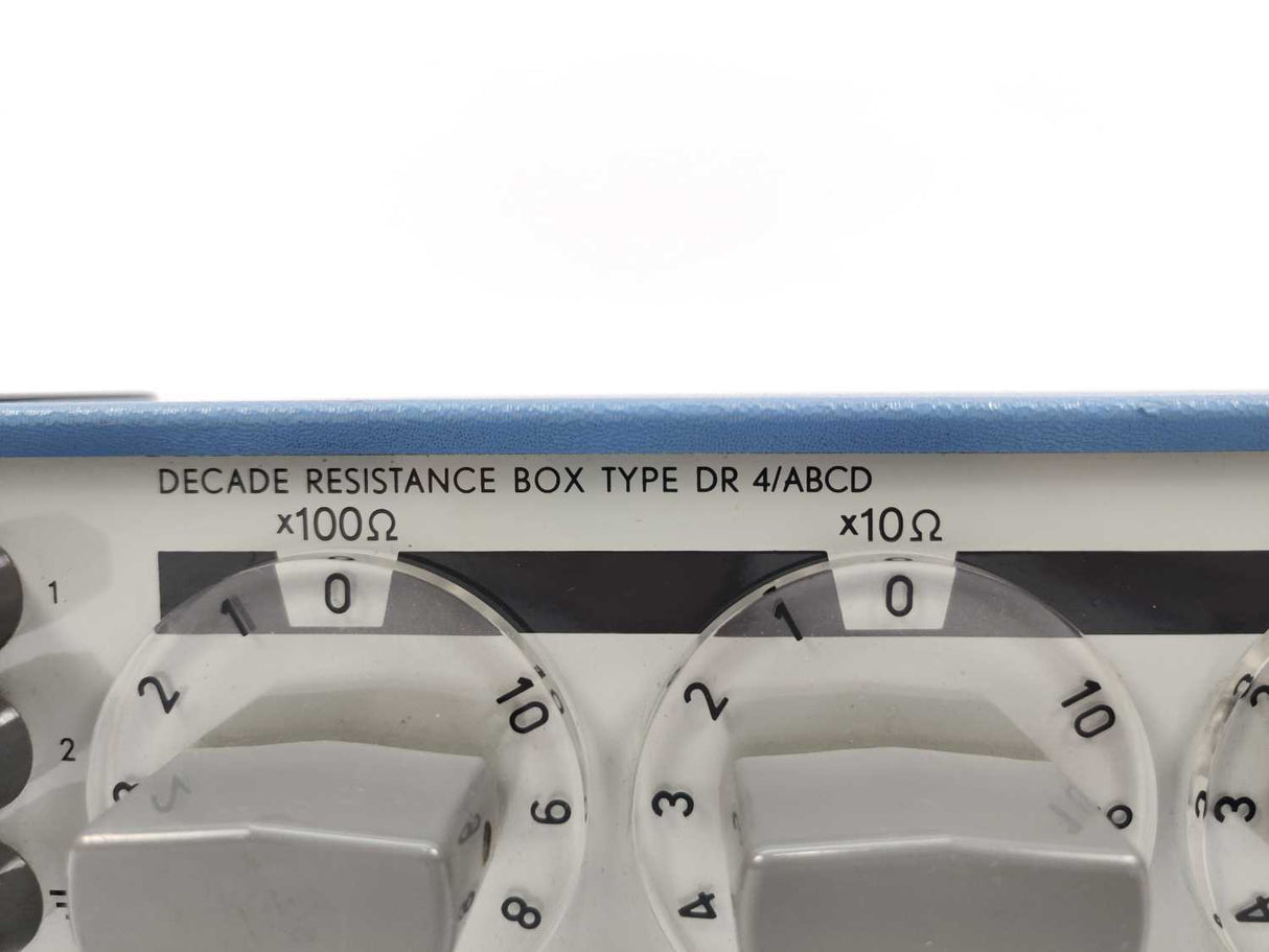 Danbridge DR 4/ABCD Decade Resistance Box, 0.1 to 100 Ohm