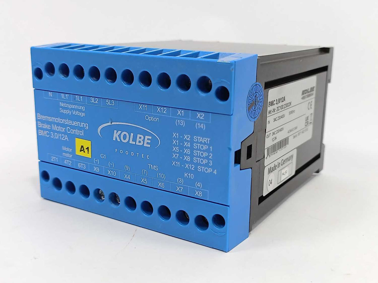 Kolbe Foodtec 2C100.23003K Brake Motor Control BMC 3,0/12A