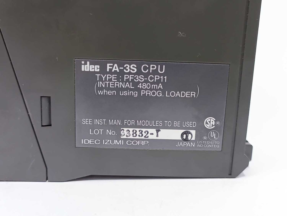 Idec PF3S-CP11 INTERNAL 480 mA