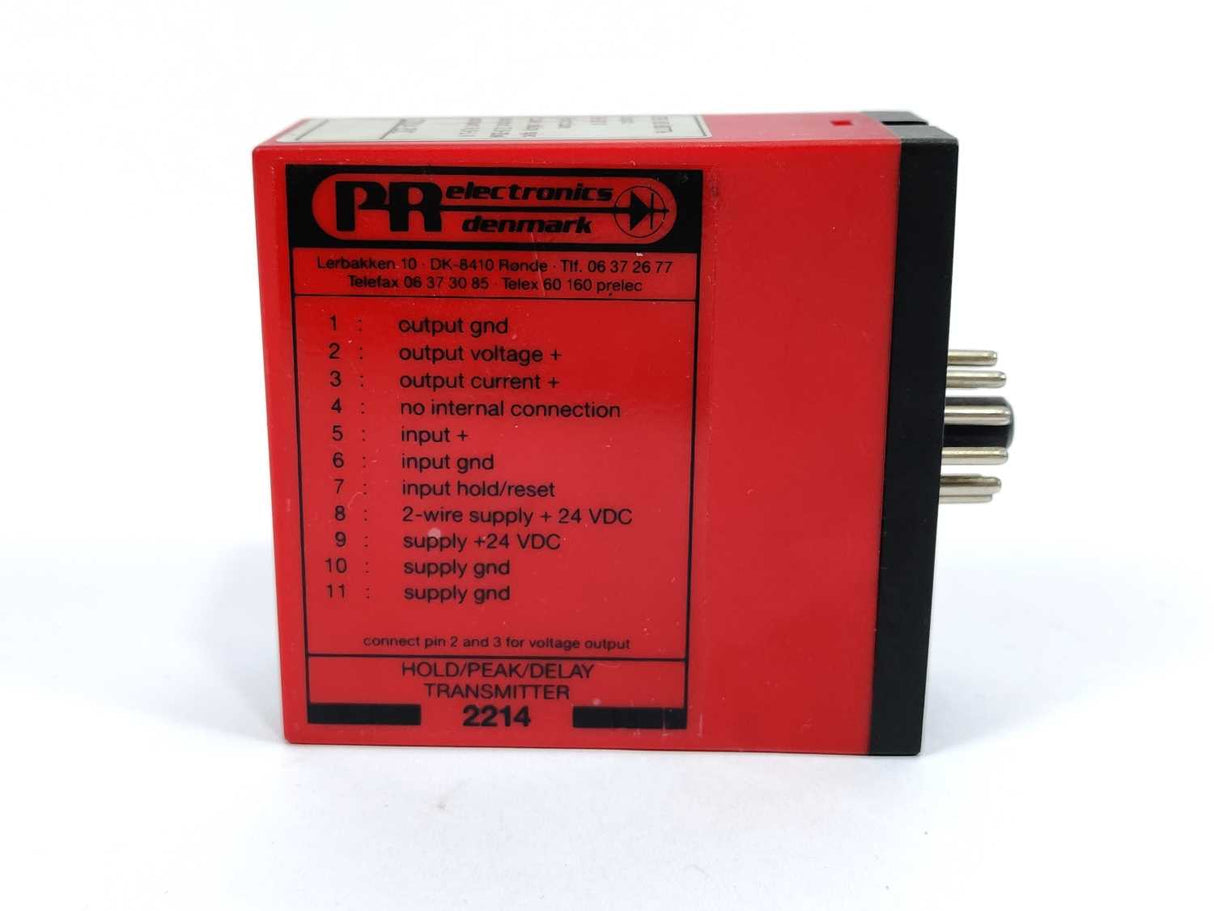 PR Electronics 2214 E1C Hold/Peak/Delay Transmitter