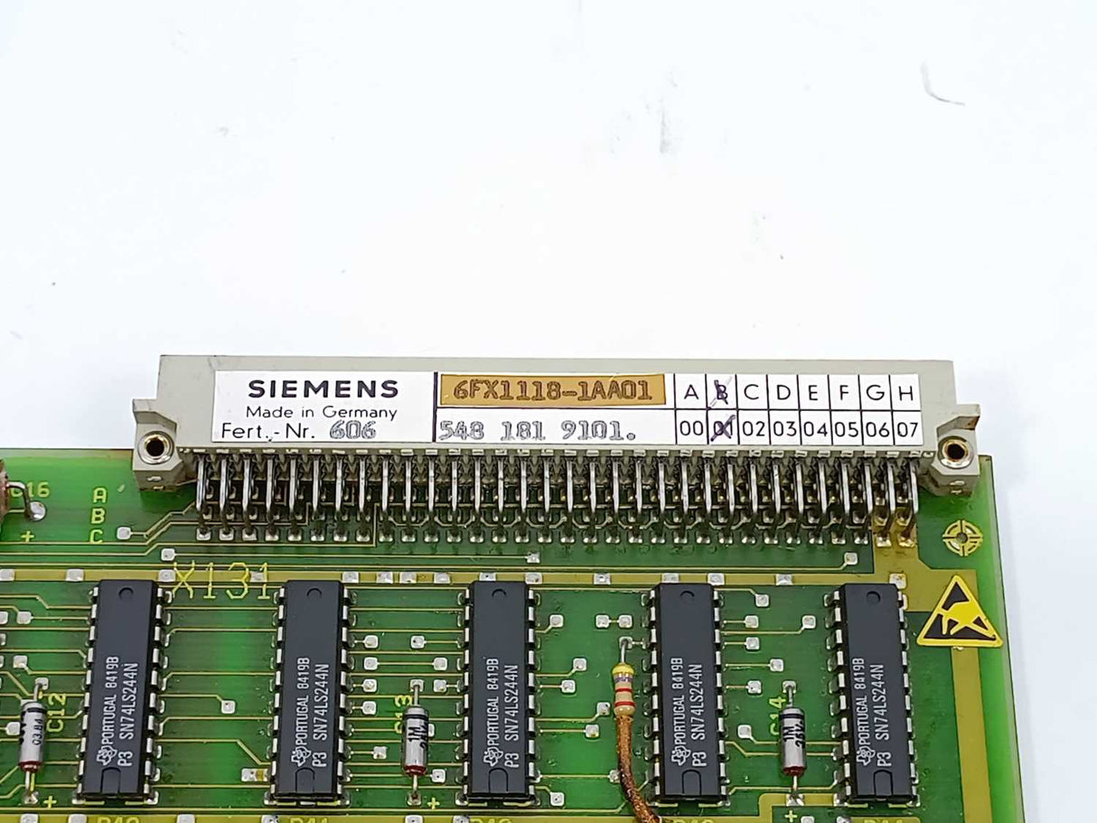 Siemens 6FX1118-1AA01 03200 SINUMERIK 3 GA0-2 APCB EPROM