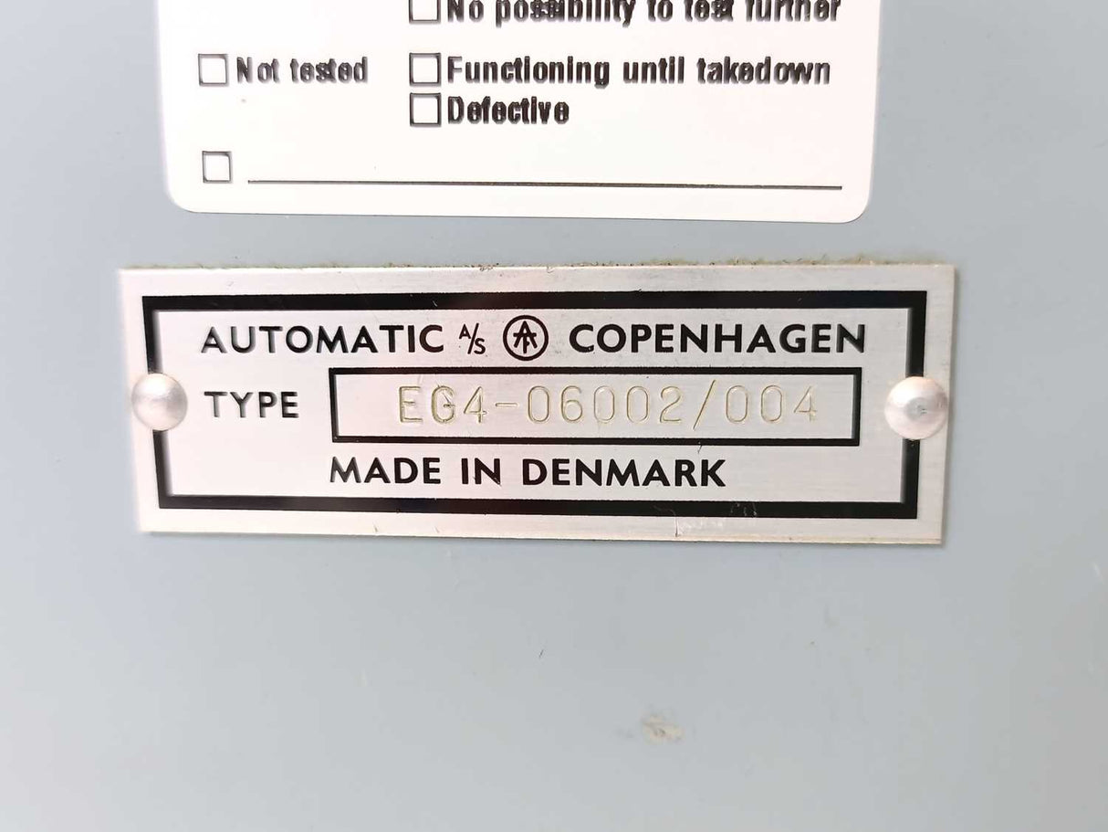 Automatic Copenhagen EG4-06 Artificial Transmission Line