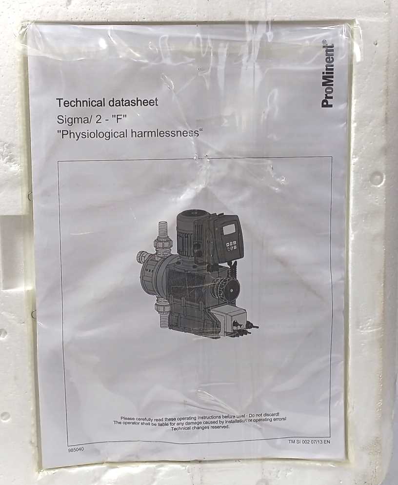 ProMinent S2CB Motor-drive Metering pump, S2CB-H-16130-PVT-S-00FUA010S0EN