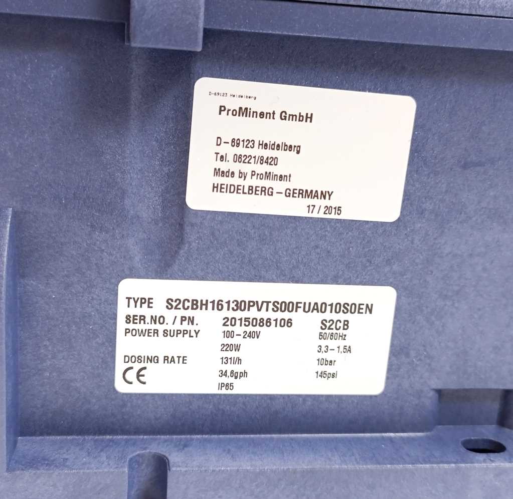 ProMinent S2CB Motor-drive Metering pump, S2CB-H-16130-PVT-S-00FUA010S0EN