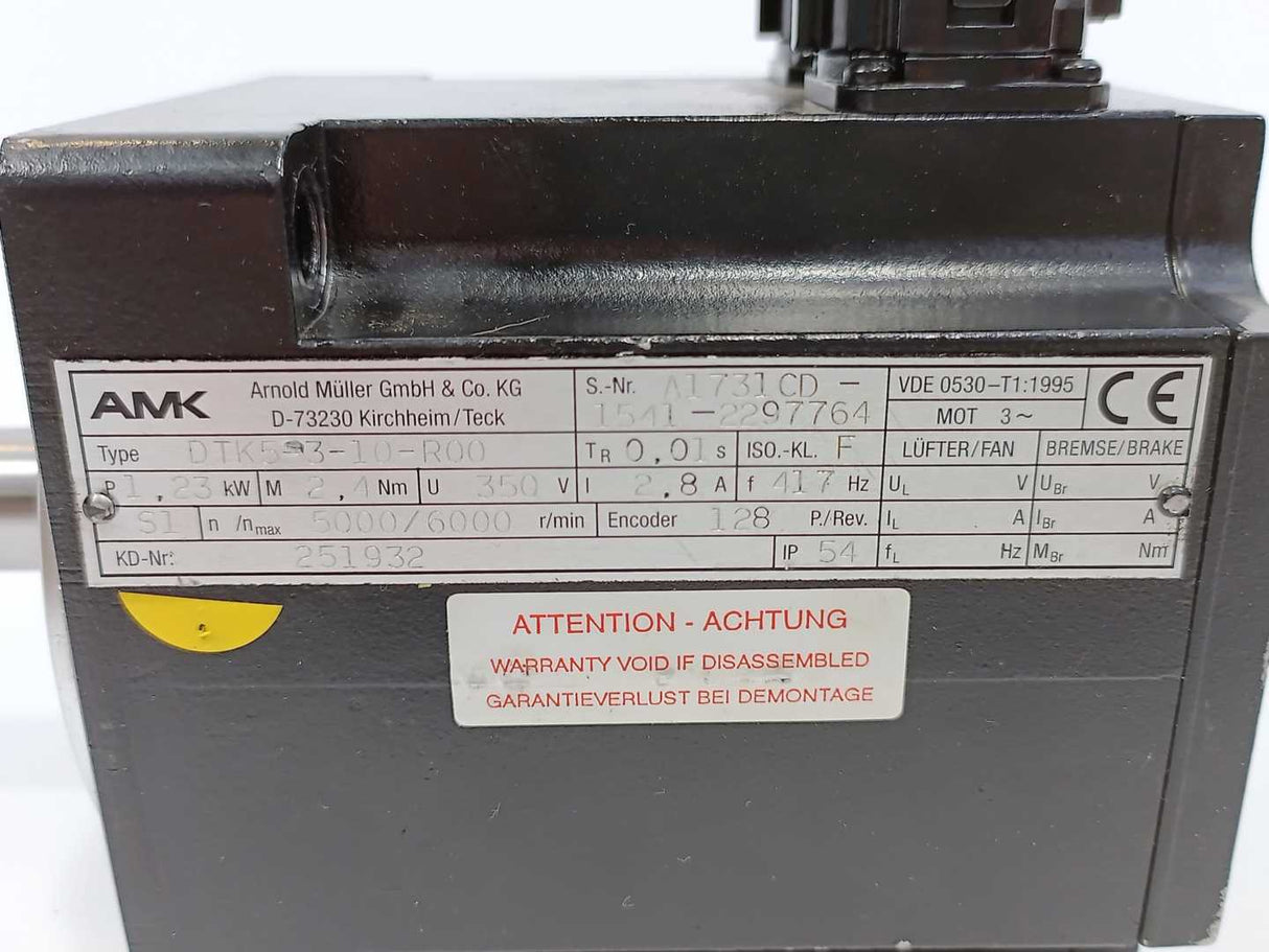 AMK DTK5-3-10-R00 A1731CD, Servo motors