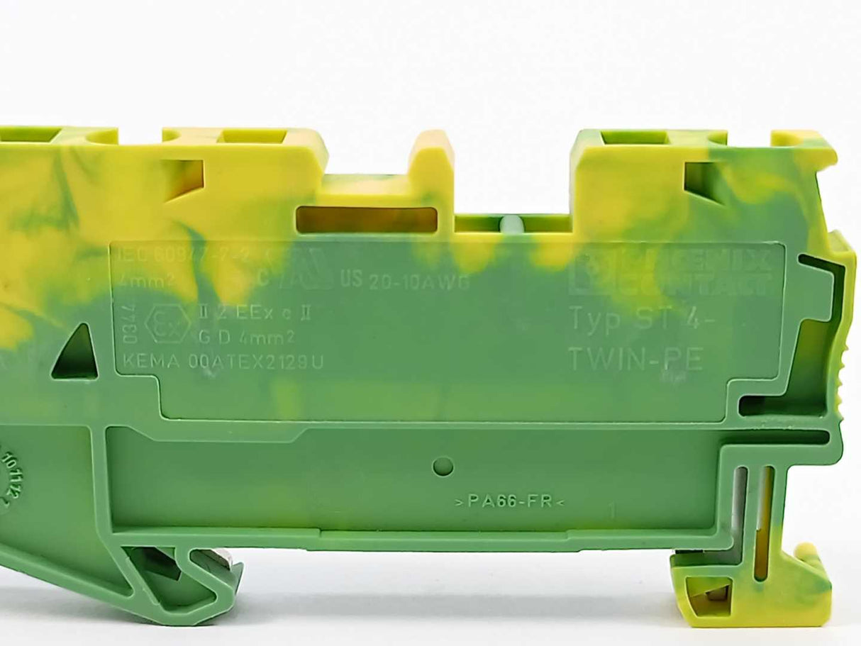 Phoenix Contact 3031416 ST 4-TWIN-PE Protective Conductor Terminal Block 50 pcs