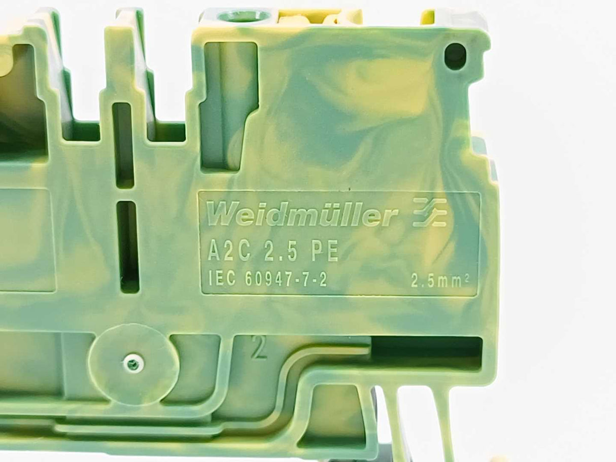 Weidmüller 1521680000 A2C 2.5 PE Terminal Blocks 50 Pcs.