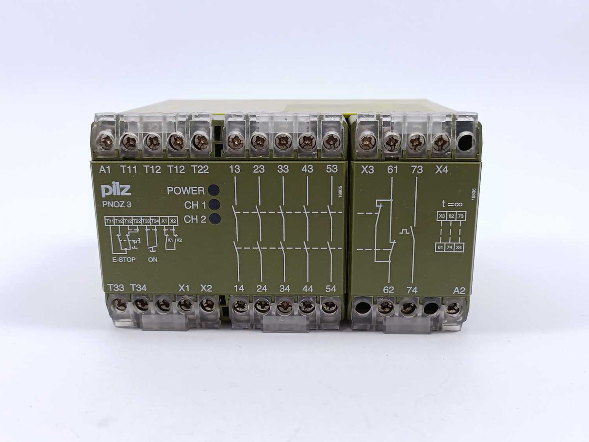 Pilz PNOZ 3 5S/1Ö 1W Safety Relay 474894