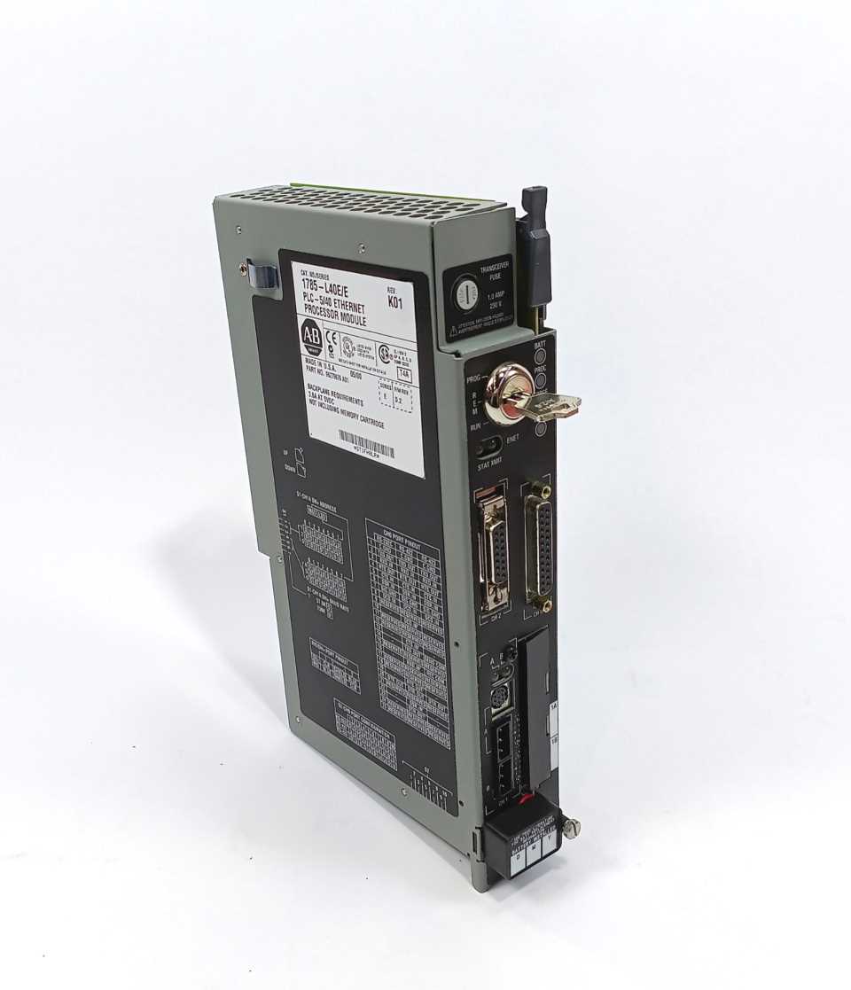 AB 1785-L40E/E PLC-5/40 Ethernet processor module Rev.J01 Ser.E F/W Rev.D.2