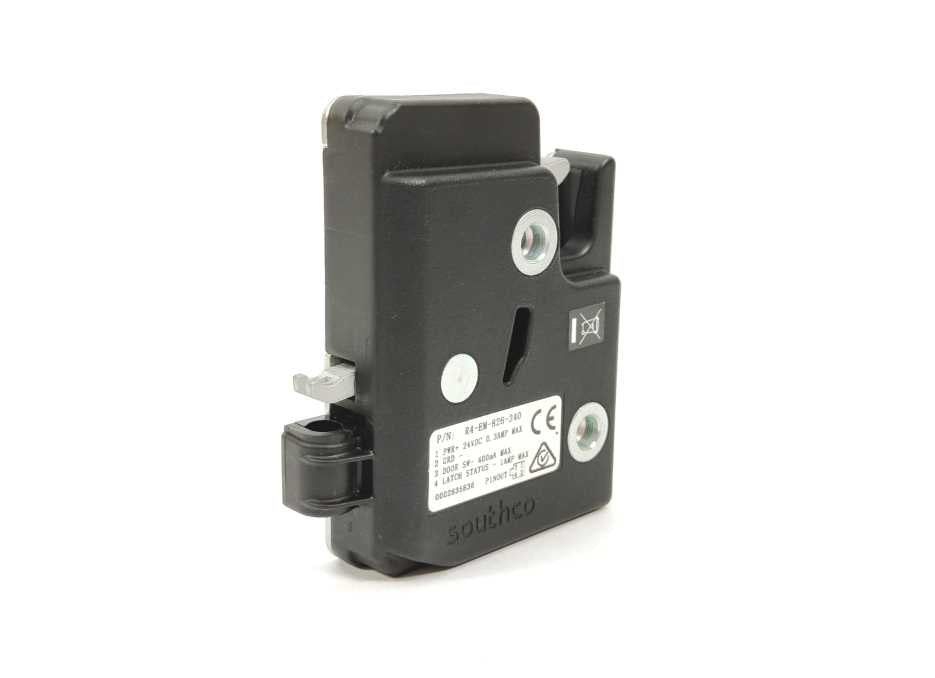 Southco R4-EM-826-240 Electronic Rotary Push-to-Close Latch