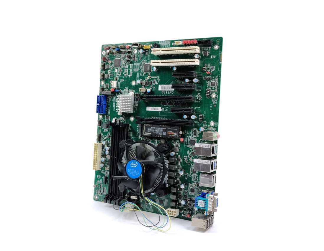 DFI CMS630-W480E/Q470E Motherboard W/ Intel E97379-003 Cooler LGA 115X