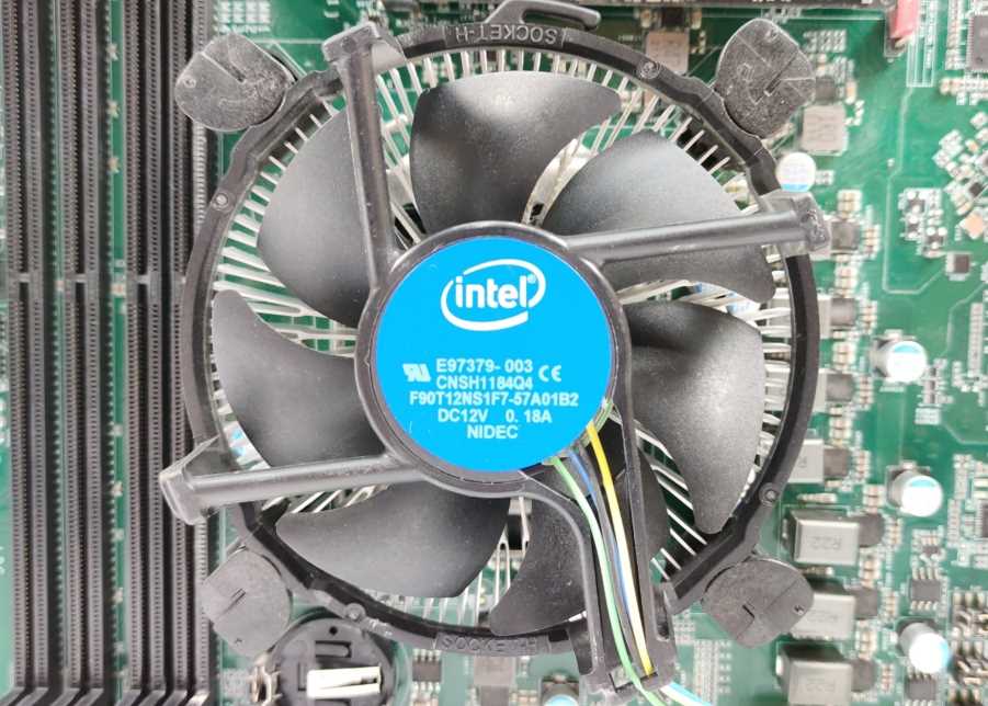 DFI CMS630-W480E/Q470E Motherboard W/ Intel E97379-003 Cooler LGA 115X