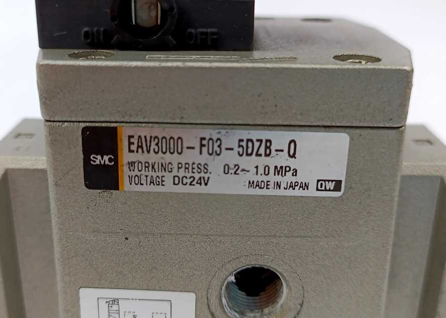 SMC EAV3000-F03-5DZB-Q Soft Start-up Valve
