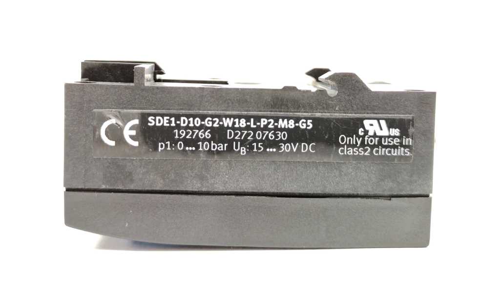 Festo SDE1-D10-G2-W18-L-P2-M8-G5 Pressure Sensors With Display 192766