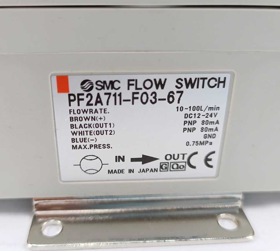 SMC Pneumatics PF2A711-F03-67 Digital Flow Switch For Air