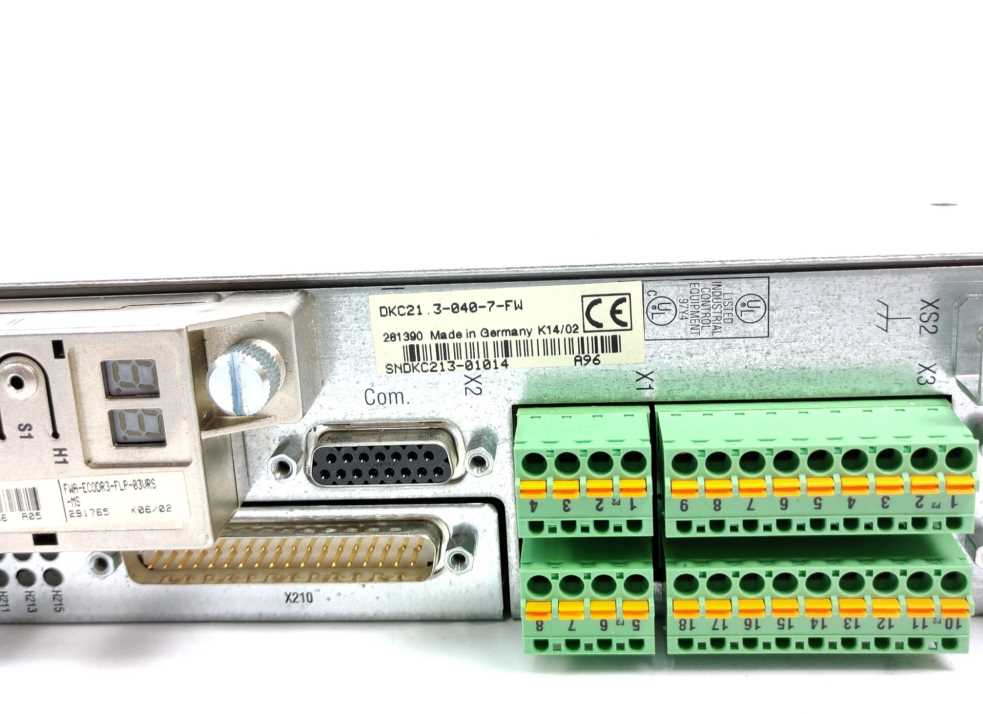 Indramat DKC21.3-040-7-FW DKC Drive Controller SNDKC213-01014